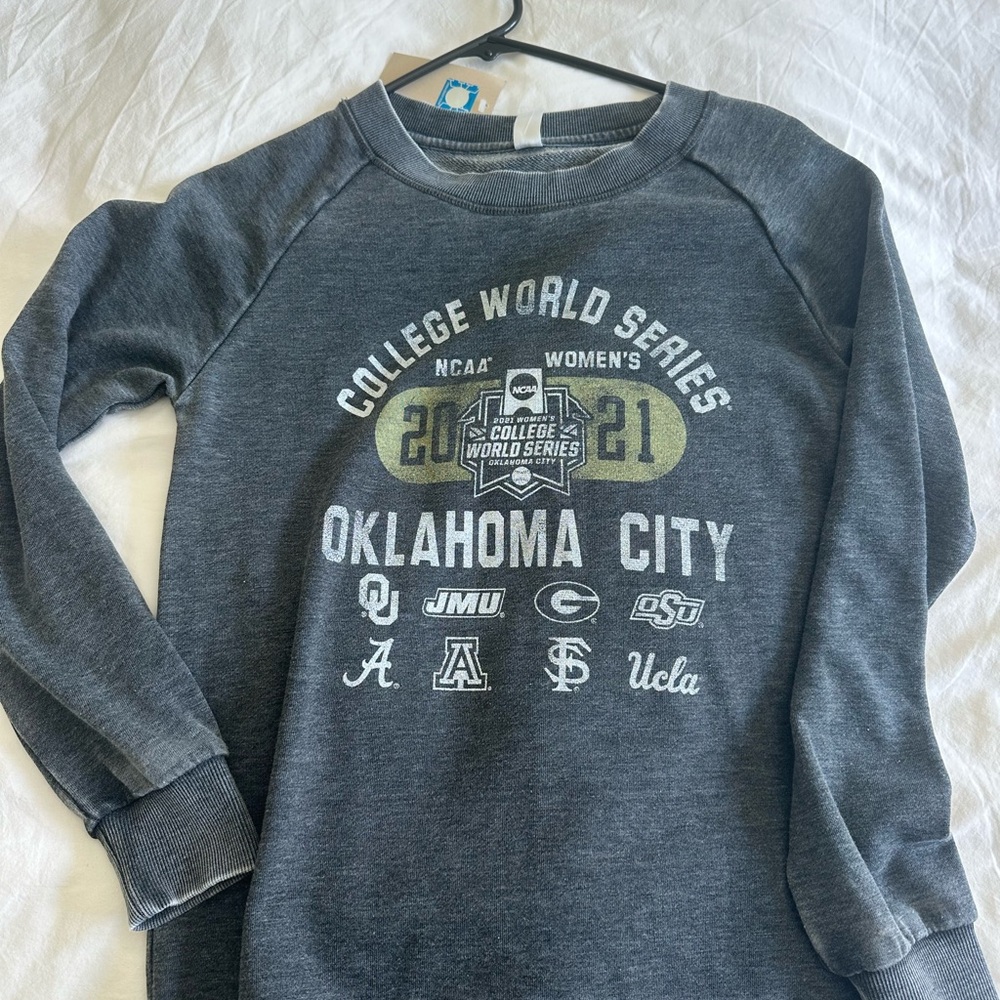 Alternative Apparel Gray NCAA Women's College World Series Sweatshirt